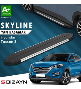 S-Dizayn Hyundai Tucson 3 Skyline Krom Yan Basamak 173 Cm 2015-2020 A+ Kalite