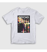 Presmono Unisex Çocuk Beyaz Psycho K-Pop Red Velvet T-Shirt 277051tt (Beyaz)