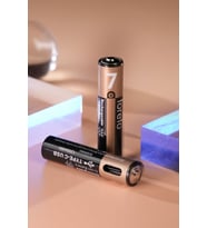 USB Type-C Şarjlı AAA Pil 1.5V 1000+ Kez Şarj Edilebilir Lityum Pil Kalem Pil (2’li Paket)