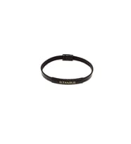 İstanbul Black Edition Hakiki Deri Erkek Bileklik  Modern, Minimal ve Maskülen Tasarım-1163