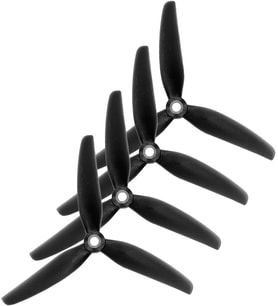 5 İnç Drone Pervanesi - 4'lü paket 2 x CW + 2 x CCW Stealth MK1 5″ (inç) 3 Pal CINE MAT SİYAH