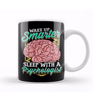 Funny Wake Up Smarter Sleep With A Psychologist Kupa Bardak Porselen