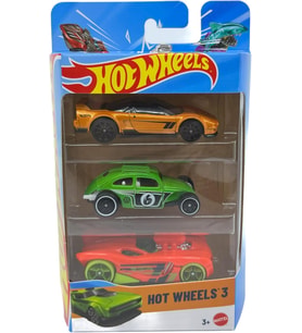 Hot Wheels 3'Lü Araba Seti - Set 12, Byktbc2784Hw (Çok Renkli)