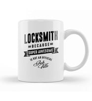 Locksmith Work Job Title Gift Kupa Bardak Porselen