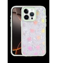 iPhone 16 Pro Lumi Desenli Kapak - Yeşil