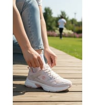 Enoch Kadın Nefes Alan File Saya Ergonomik Tasarım Rahat Yürüyüş Sneaker