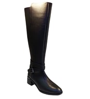 Castle Black 97900-1 Kadın Deri Klasik Çizme (Siyah)
