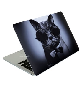 McStorey Macbook Air M2 Kılıf A2681 ile Uyumlu Sticker Kaplama Laptop Koruyucu Cat01NL