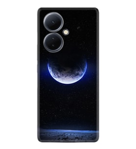 Vivo V29 Lite Kılıf Desenli Silikon Platinium Series Midnight Moon 1802
