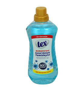 Tex Antibakteriyel Genel Amaçlı Temizleyici Tüm Yüzeyler İçin Mavi 1.5 Lt