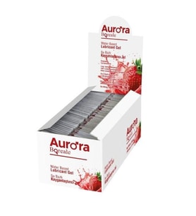 Aurora Boreale 5ml Şase Çilekli Kayganlaştırıcı Jel 100 Adet
