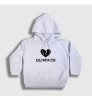 Presmono Unisex Çocuk Beyaz Broken Heart XXXTentacion Kapüşonlu Sweatshirt 47384tt (Beyaz)