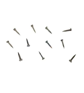 Klips, Menteşe, Ayağı Çivisi 9mm Çelik - Nikel 10gr