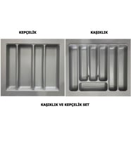 LİDER 55*49 Çekmece İçi Kepçelik ve 55*49 Kaşıklık İkili Set