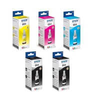 664 C13T66424A Multipack +1 Siyah Mürekkep Seti