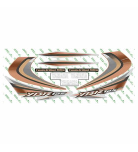 YAMAHA YBR 125 2010 UYUMLU SARI STİCKER SET