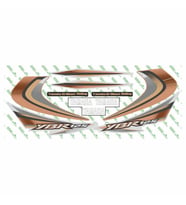YAMAHA YBR 125 2010 UYUMLU SARI STİCKER SET