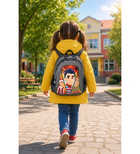 Yaygan Cille Anaokulu Sırt Çantası 33x28x12 cm Çocuk Okul Öncesi Kreş ve Günlük Çanta Modeli