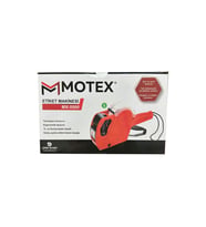 Motex MX-5500 Etiket Makinesi Fiyatlandırma Etiket Tabancası Yeni Sürüm 8 Hane (Kırmızı)