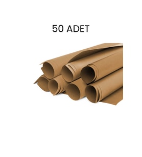 Fon Kartonu 50x70 50'li Ekonomik Paket Kahverengi
