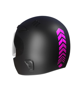 2 Adet Sport Kask, Araba Ayna Gül Pembesi Kask Sticker Çınar Extreme
