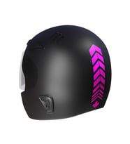 2 Adet Sport Kask, Araba Ayna Gül Pembesi Kask Sticker Çınar Extreme