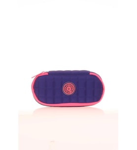 Kaukko Quilted Özel Bölmeli Kalem Çantası Navy Blue K2624 (Lacivert)