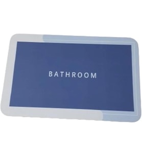 Su Emici Dikdörtgen Kaymaz Tabanlı Paspas 60 cm x 39 cm