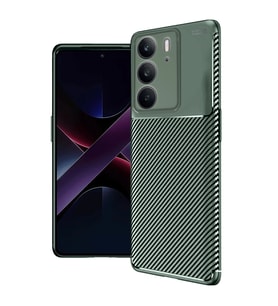 Realme C75 4g Auto Focus Karbon Kapak - Koyu Yeşil