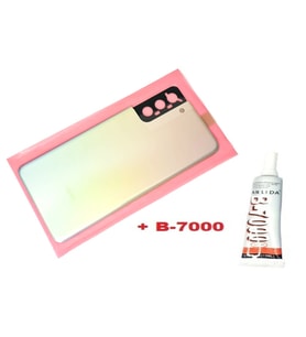 Tkgz Samsung Galaxy S21 PLUS Arka Pil Batarya Kapağı (CAM+B-7000) GRİ