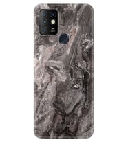 INFINIX Hot 8 9 10 11S Hot 10 Play 10T Kılıf Desemli Silikon Gri Mermer 1376