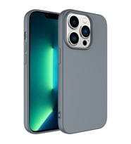 Apple iPhone 14 Pro Max Uyumlu Kılıf Zore LSR Lansman Kapak (Gri)