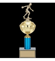 ODAK KUPA - Figürlü Kupalar - Bowling Kadın Figürlü Kupalar FG-051 C - 36 cm