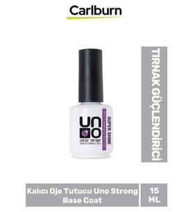 Tırnak Güçlendirici Elastik 48W Cihazlarda Kullanılan Kalıcı Oje Tutucu Uno Strong Base Coat 15 ml