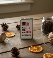 Kişiye Özel Canım Öğretmenim Çakmak Öğretmenler Günü Hediyesi (Beyaz)