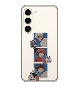 Samsung Galaxy S23 Uyumlu Gintama Tasarımlı Şeffaf Telefon Kılıfı