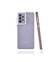 Samsung Galaxy A73 Uyumlu Kılıf Zore Mima Kapak (Mürdüm)
