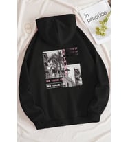 Unisex True Of Baskılı Sweatshirt (Siyah)