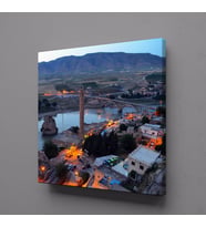 HASANKEYF MANZARASI KANVAS TABLO 70x70cm (Karışık)