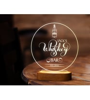 BK Gift Kişiye Özel Bar Tasarımlı Led Lamba, Gece Lambası, Ev Dekorasyonu, Işıklı Pleksi Biblo-23