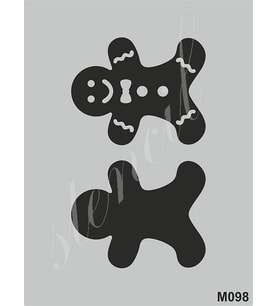 Stencil Boyama Şablonu 15x20 cm. M098 