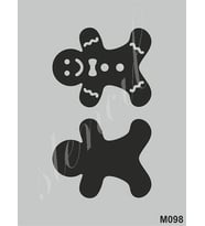 Stencil Boyama Şablonu 15x20 cm. M098 