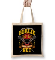 Behind Every Good Goalie Is An Empty Net Lacrosse Bez Çanta Uzun Saplı