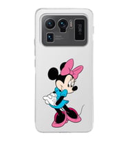 Xiaomi Mi 11 Ultra Uyumlu Kamera Korumalı Kapak Minnie Mouse Tasarımlı Şeffaf Silikon Kılıf