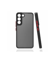 Samsung Galaxy S22 Plus Uyumlu Kılıf Zore Hux Kapak (Siyah)
