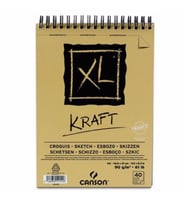Canson XL Kraft Spiralli Eskiz Defteri 90gr 40 yaprak A5