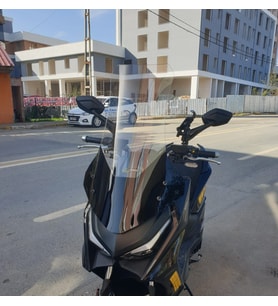 MOTOCAM Kymco Krv 200 Ön Cam 2022-2026 Model 75cm Şeffaf Renkli 4mm UZUN