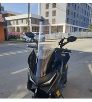 MOTOCAM Kymco Krv 200 Ön Cam 2022-2026 Model 75cm Şeffaf Renkli 4mm UZUN