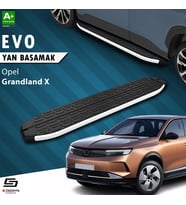 S-Dizayn Opel Grandland X 2 Hybrid Evo Aluminyum Yan Basamak 183 Cm 2024 Üzeri A+ Kalite