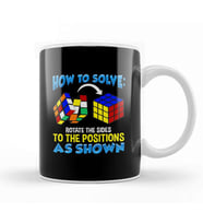 How To Solve Puzzle Cube   Funny Cubing Kupa Bardak Porselen